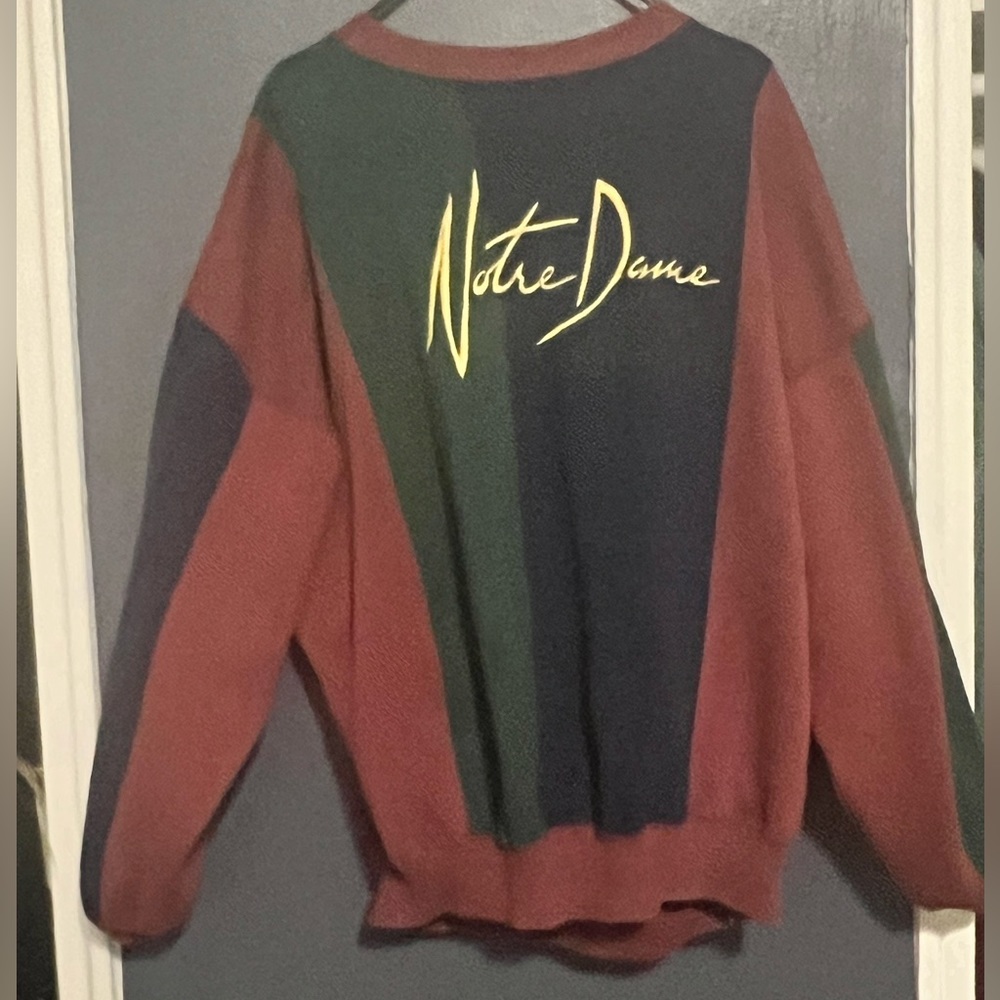 Notre Dame vintage large sweatshirt